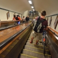 A wooden escalator?! Now that's exciting!