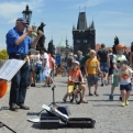 Great skiffle band on Charles Bridge