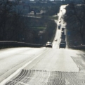 Great light, grotty road surface