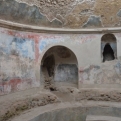 A room in the main bathhouse