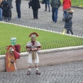 Cold and bored Roman soldier