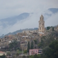 Our first glimpse of Bussana Vecchia as we walked up the hill