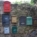 Post boxes at Bussana Vecchia