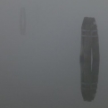 Posts and reflections in mist - near Punta Sabbioni