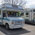 Bertha feeling at home next to a similar (Talbot-like) motorhome