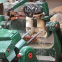 One of the clog-making machines