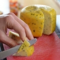 Tasty nettle gouda