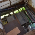 The rotten floor in the rear removed